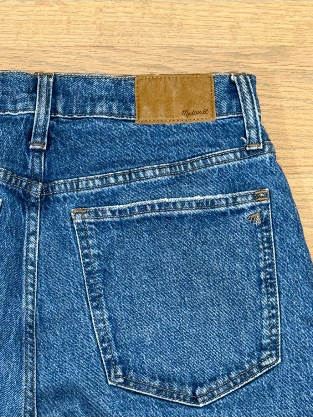 Women’s Madewell The Perfect Vintage Wide-Leg Cropped Jean, Dark Blue, 29 - Picture 4 of 7